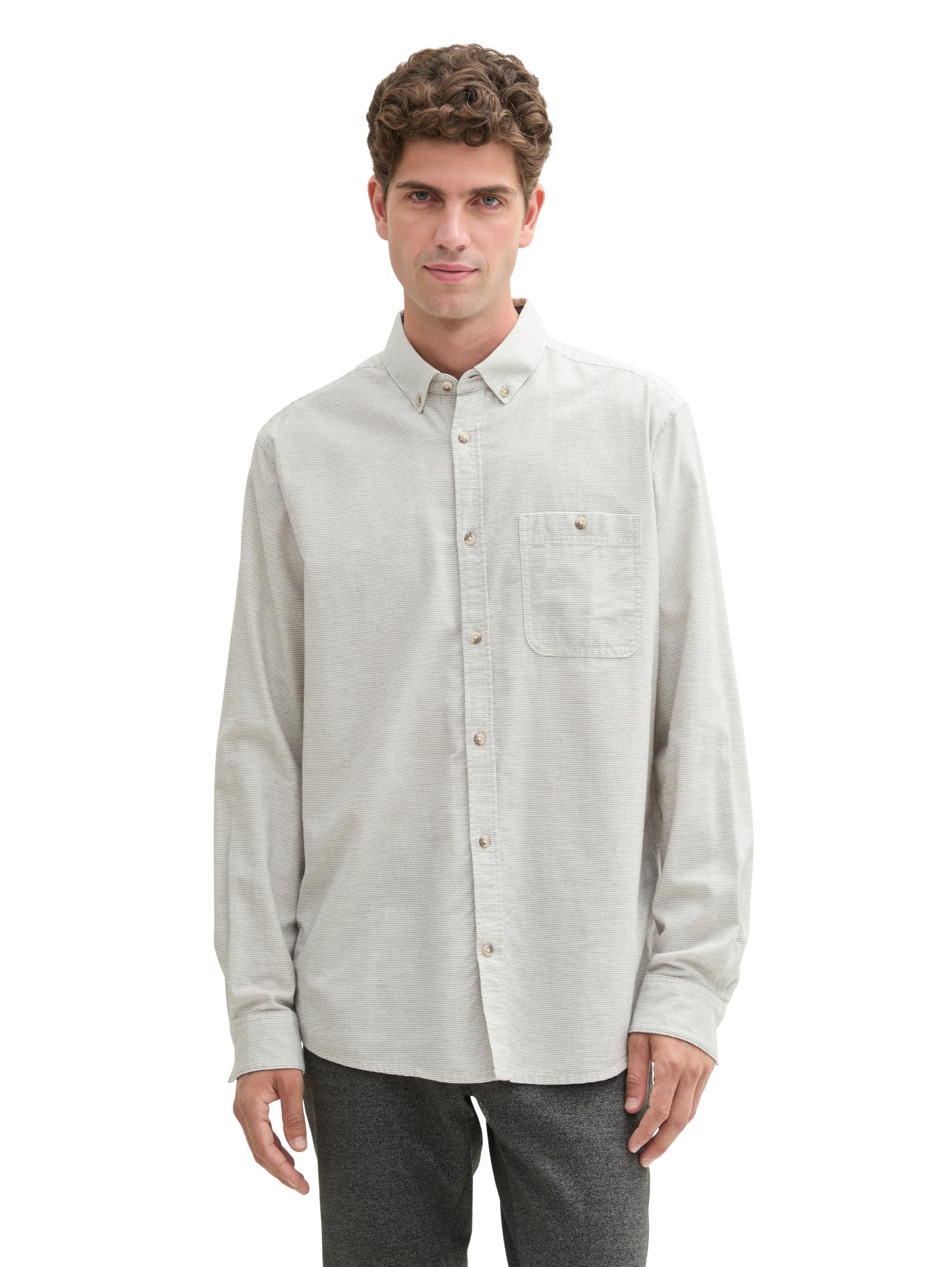Tom Tailor Camicia Uomo Blu A Quadri Manica Corta (IT 58, EU 54, INT