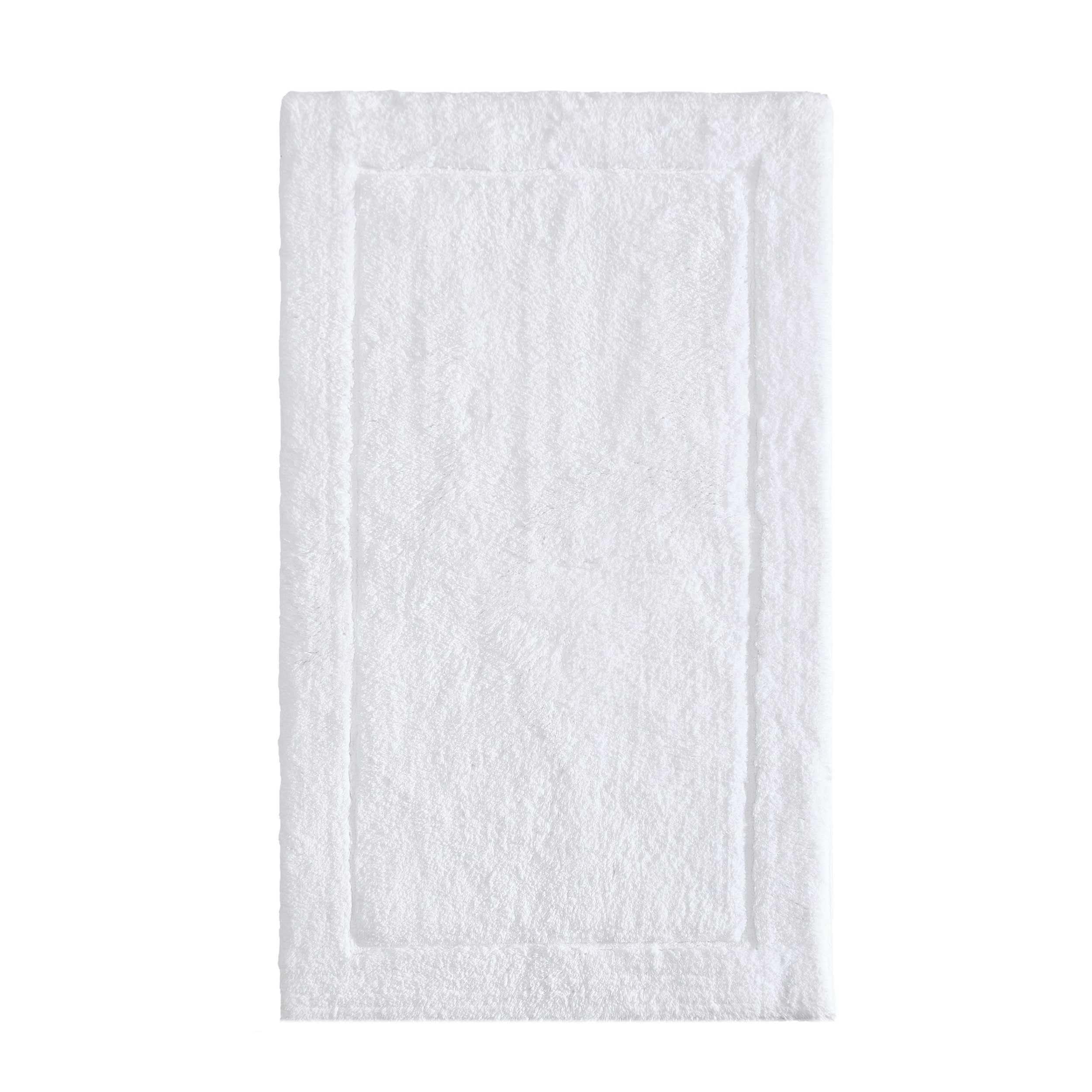 Tapis de bain Calvin Klein blanc coton de luxe moderne 61x101 cm