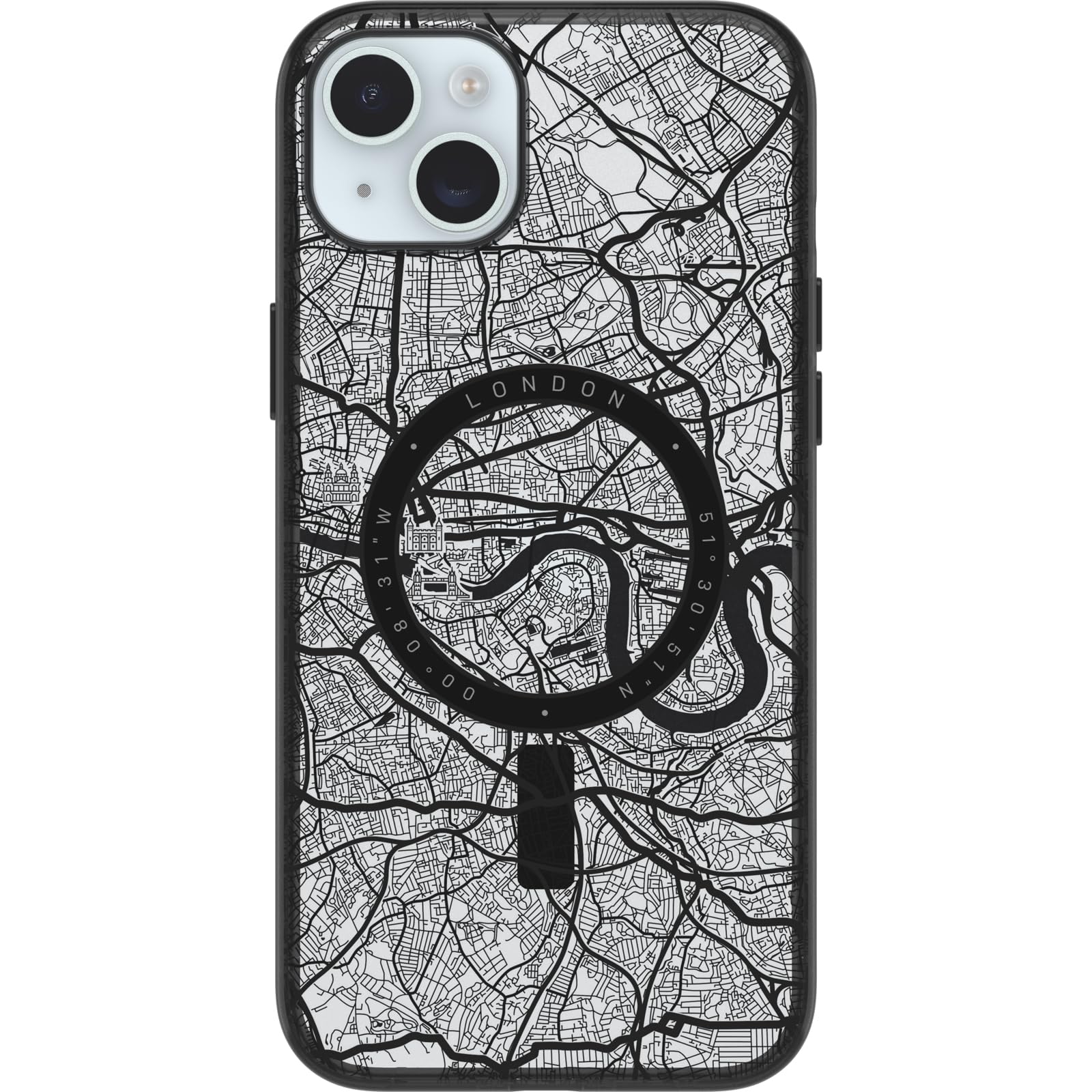 OtterBox Clear Case Serie mit MagSafe für iPhone 15 Plus, stoßfest, sturzsicher, Ultra-dünn, schützende dünne Hülle, 3X getestet nach Militärstandard, London
