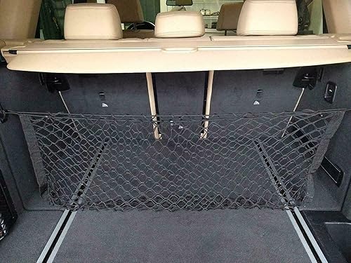 Miniatura 2 de Red de carga organizadora de maletero trasero para BMW X3 2011-2024 – Red de carga estilo sobre para SUV – Organizador de maletero de coche de malla
