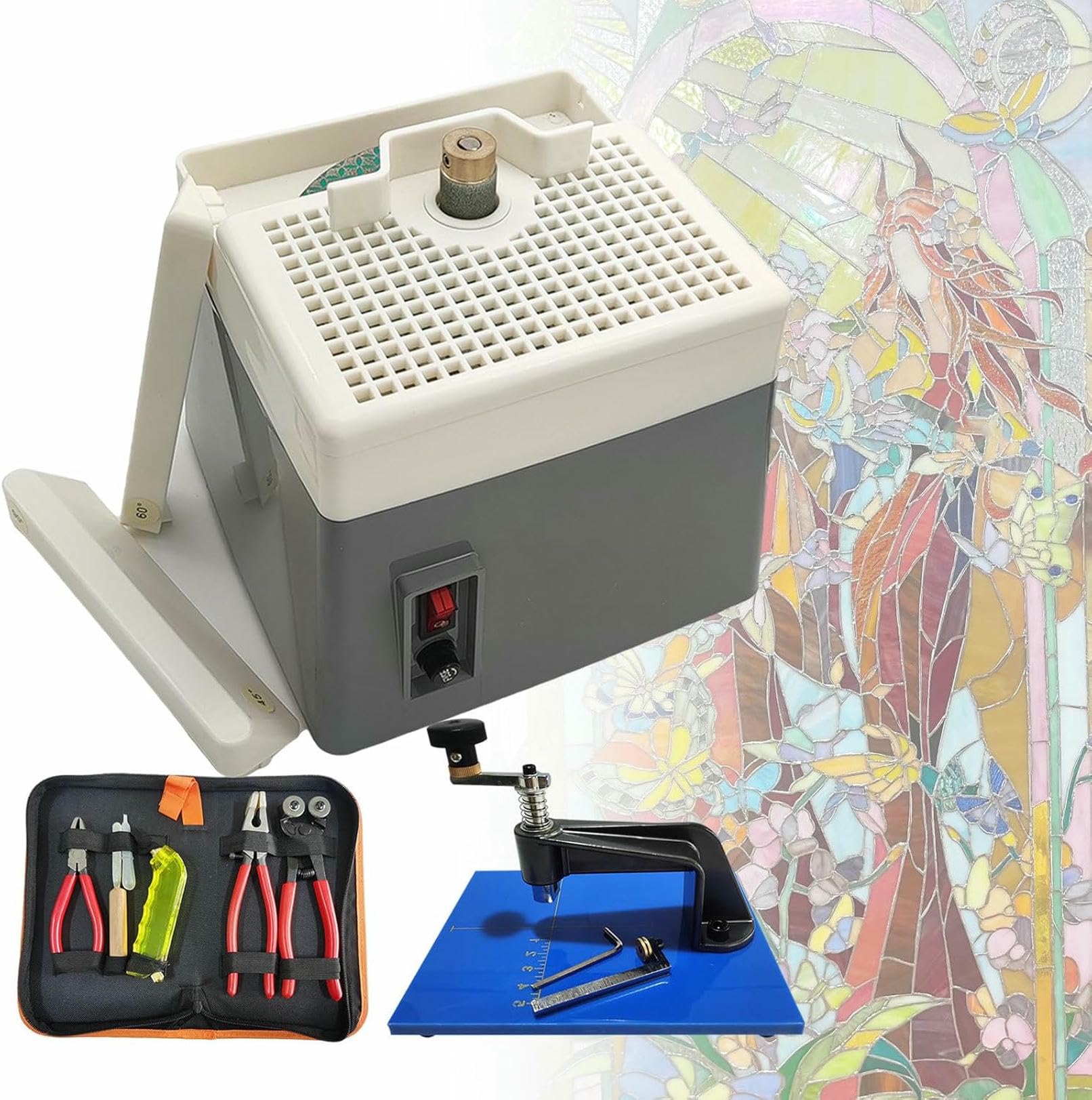 Machine de rectification légère en vitral 65W mini meuleuse électrique