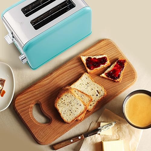 Miniatura 10 de OVENTE Electric Toaster Machine with 6-Shade Browning Selector Setting, Compact Design and Removable Crumb Tray, 700W Power Perfect for Toasting