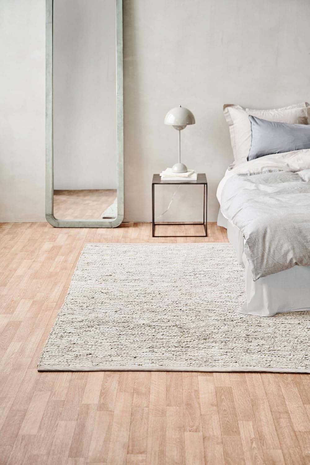 Beige Rug Rug Size: Runner 200cm x 75cm (6 ft 6.5 in x 2 ft 5.5 in)