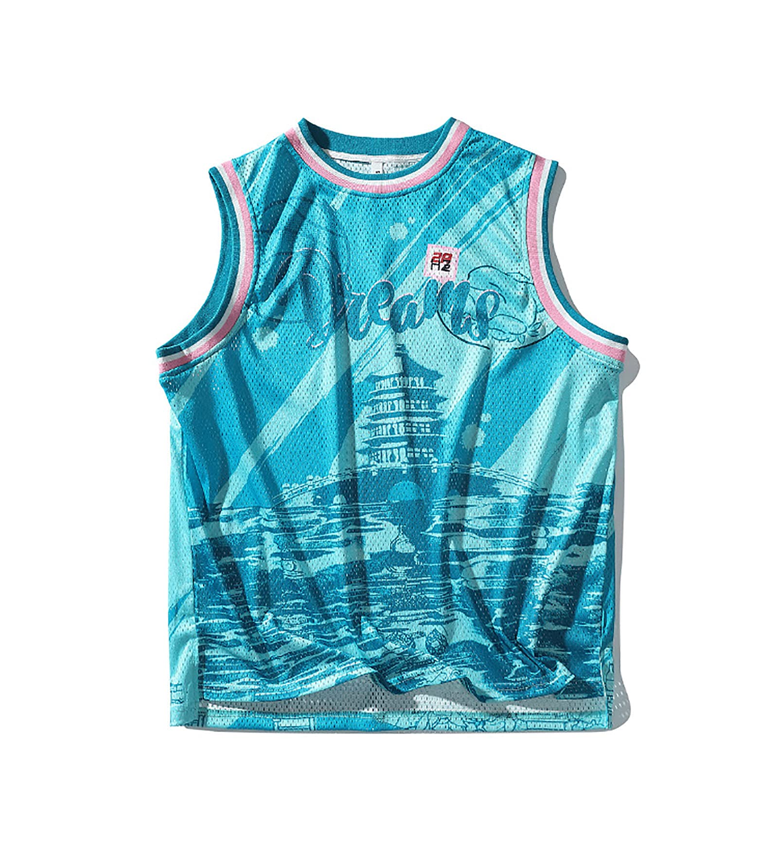 Maglie da Basket da Uomo Pantaloncini Abbigliamento Sportivo da Strada Casual Traspirante Uniforme Ad Asciugatura Rapida per Il Fitness da Jogging