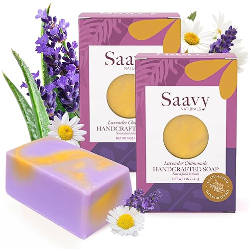 Miniatura 11 de Saavy Naturals Barras de jabón corporal hechas a mano, rosa búlgara, hidratante para mujeres, fórmula vegana orgánica, espuma cremosa sin residuos,