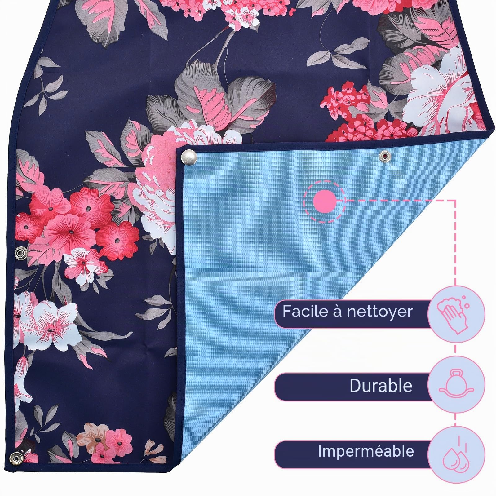 Celley Bavoirs pour adultes (lot de 3), cadeau pour personnes âgées, réutilisables et lavables