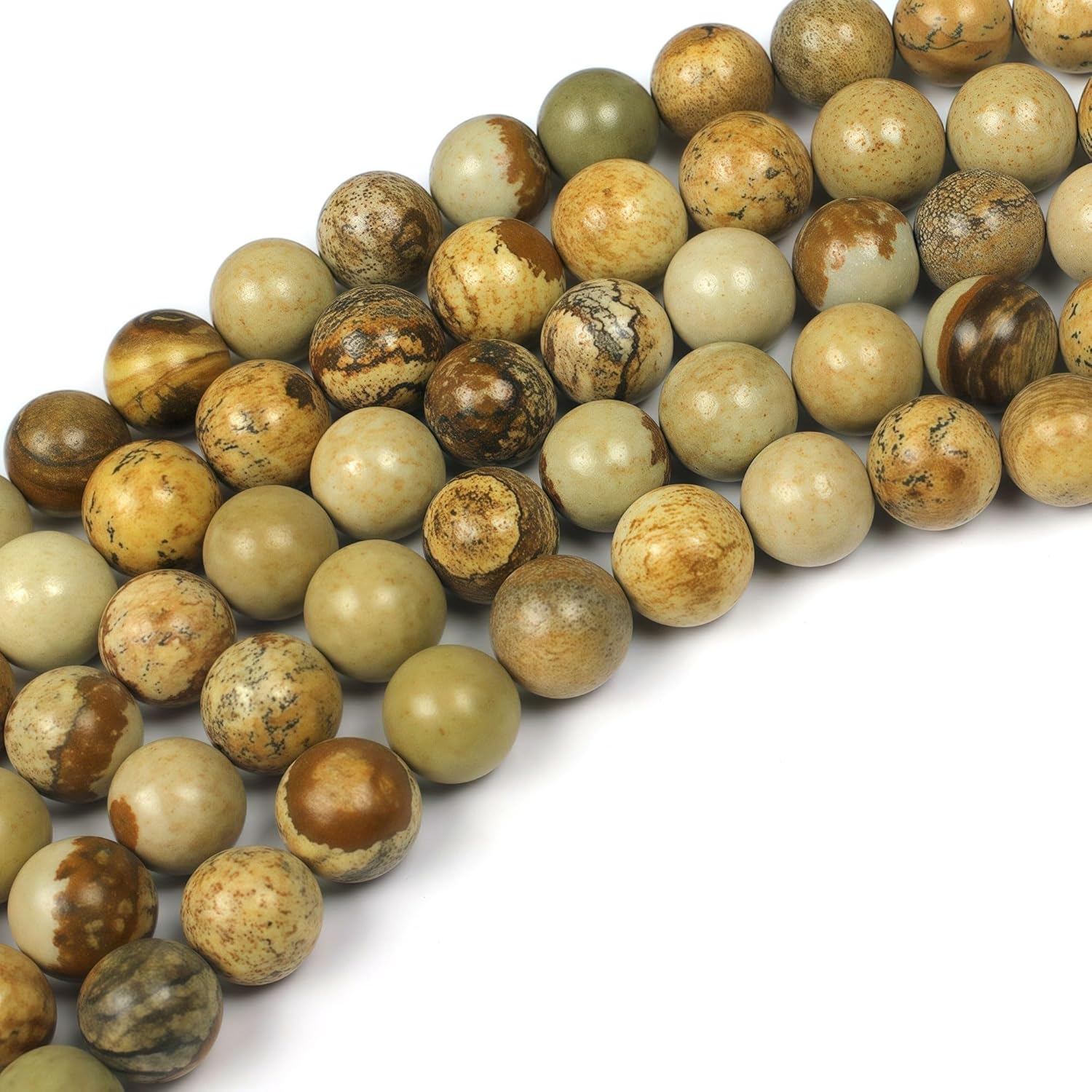 MJDCB AAA Natural Picture Beads Stone Beads for DIY Bracelet Making Strand 15" (12mm) - Image 5