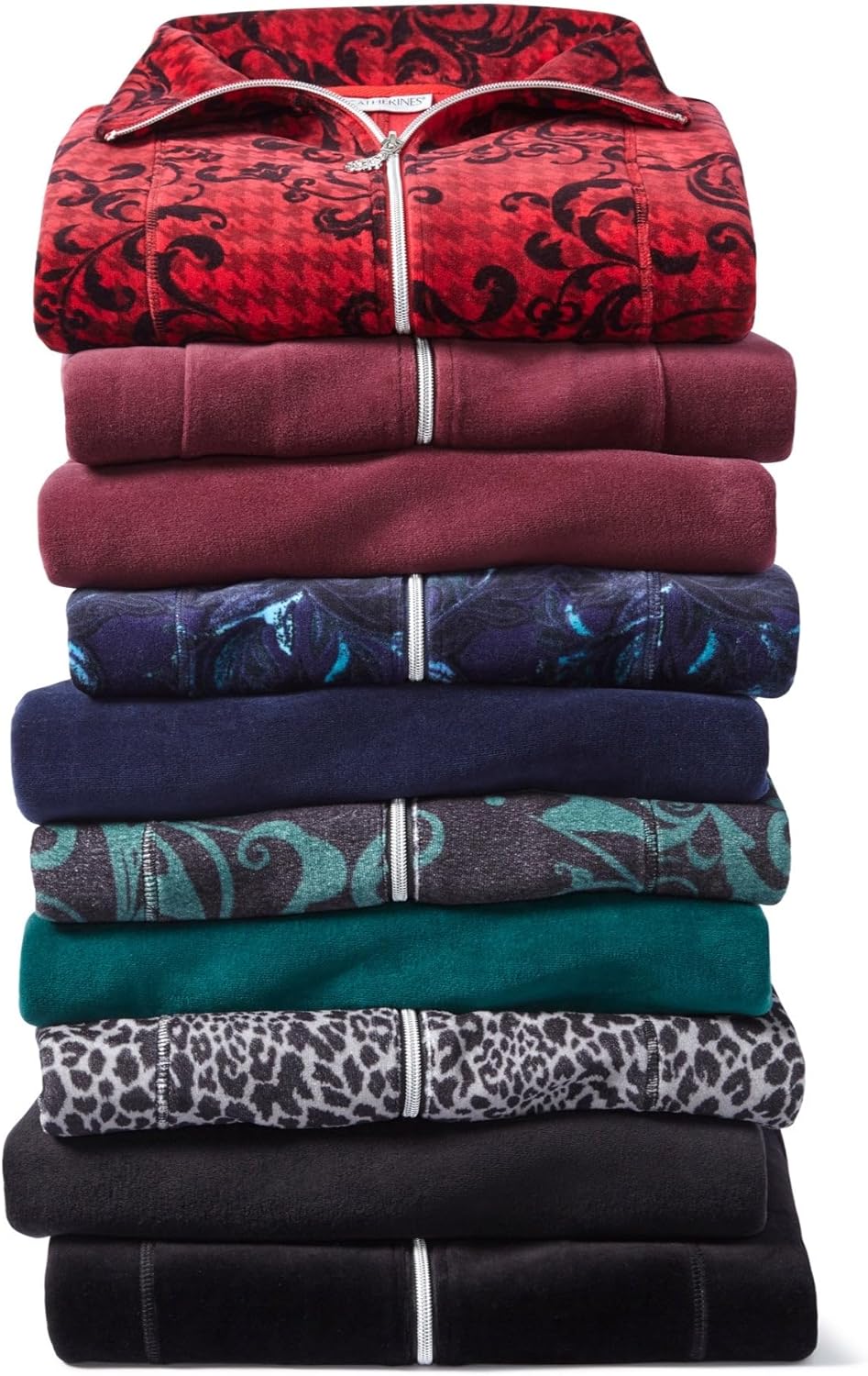 Women's Plus Size Cozy Velour Jacket