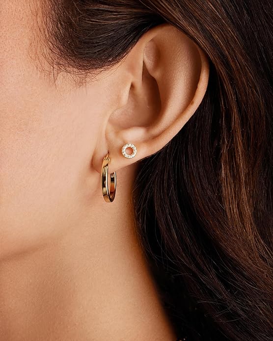 Gold Hoops 12mm