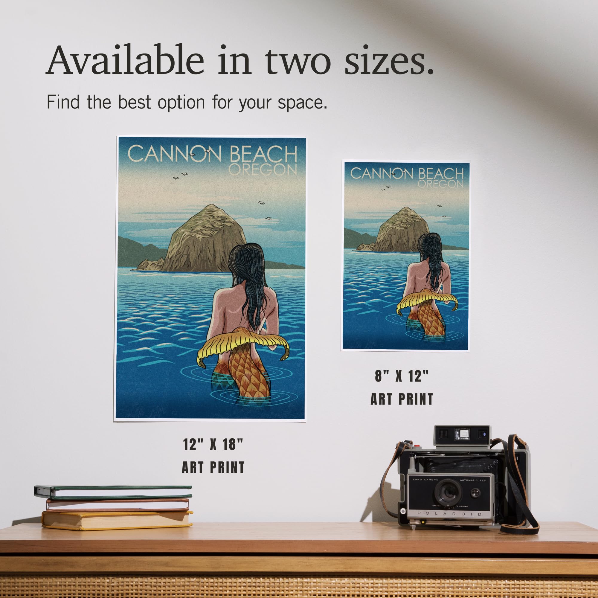 Amazon.com: Lantern Press 8x12 Art Print, Cannon Beach, Oregon