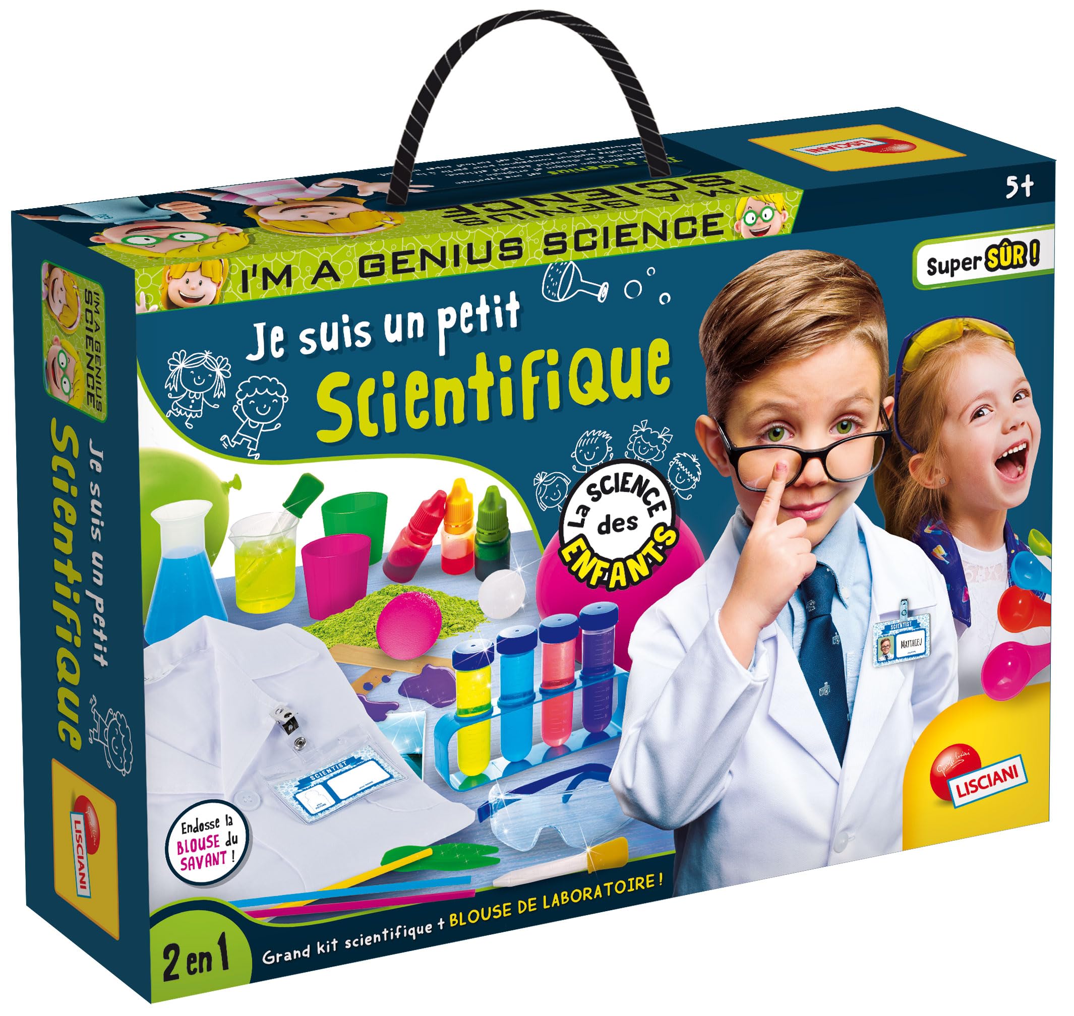 LISCIANI I'm A Genius Science: La Botanique - Oltre 50 Esperimenti Su Piante E Alberi, Kit Giardinaggio Per Bambini 8-12 Anni, Vasi E Semi Inclusi, Made In Italy
