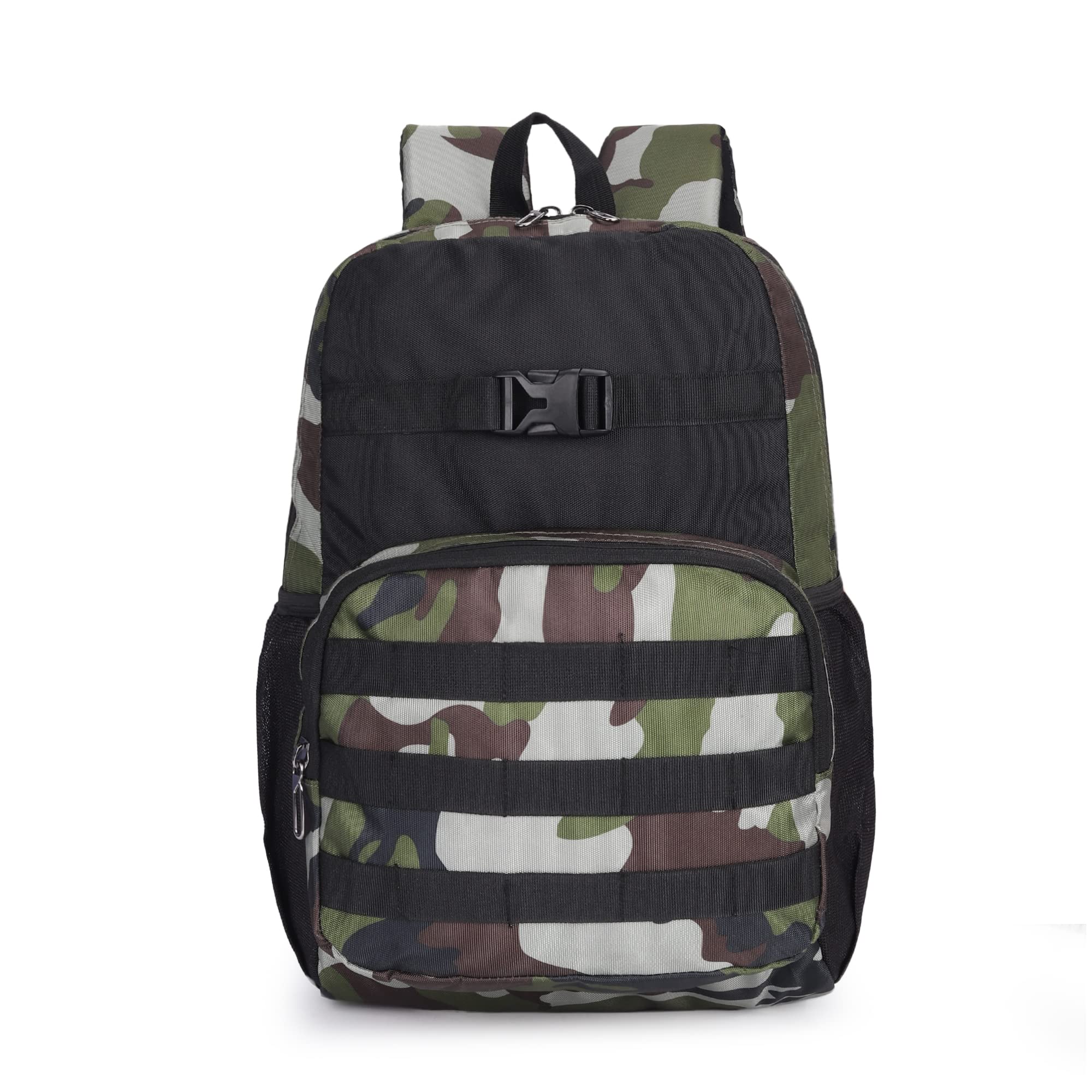 See full amazon price history chart for The Clownfish Squadron Polyester Camouflage Print 21 litres Unisex Travel Laptop Backpack for 14 inch Laptop (Green Camo) The Clownfish Squadron Polyester Camouflage Print 21 litres Unisex Travel Laptop Backpack for 14 inch Laptop (Green Camo) (B09V14KJ5M) Amazon Price History, Amazon Price Tracker