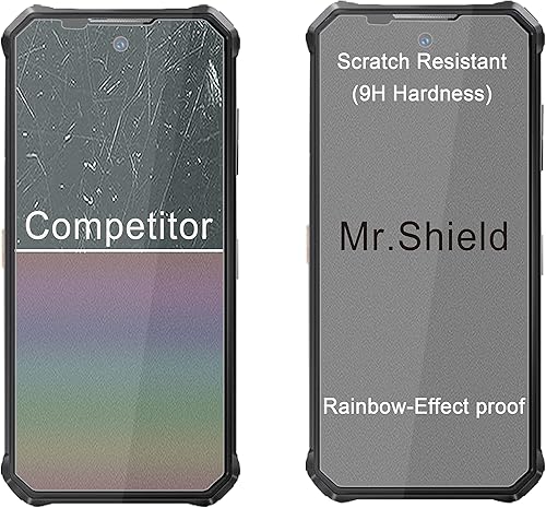 Miniatura 5 de Mr.Shield Paquete de 3 Protector de pantalla para Oukitel WP21  WP21 Ultra vidrio templado vidrio japonés con dureza 9H Protector de pantalla