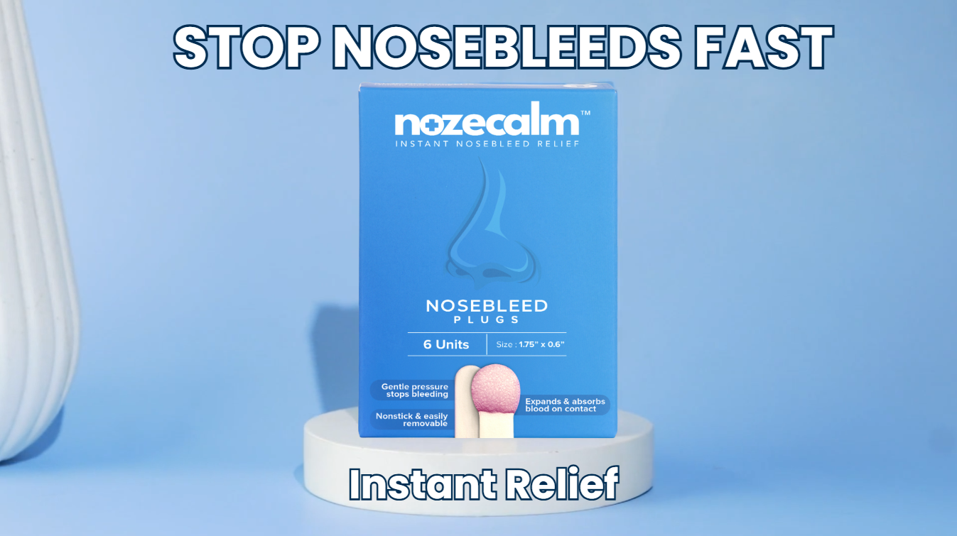 Amazon.com: NozeCalm Nose Bleed Stopper - Nasal Plugs for Kids