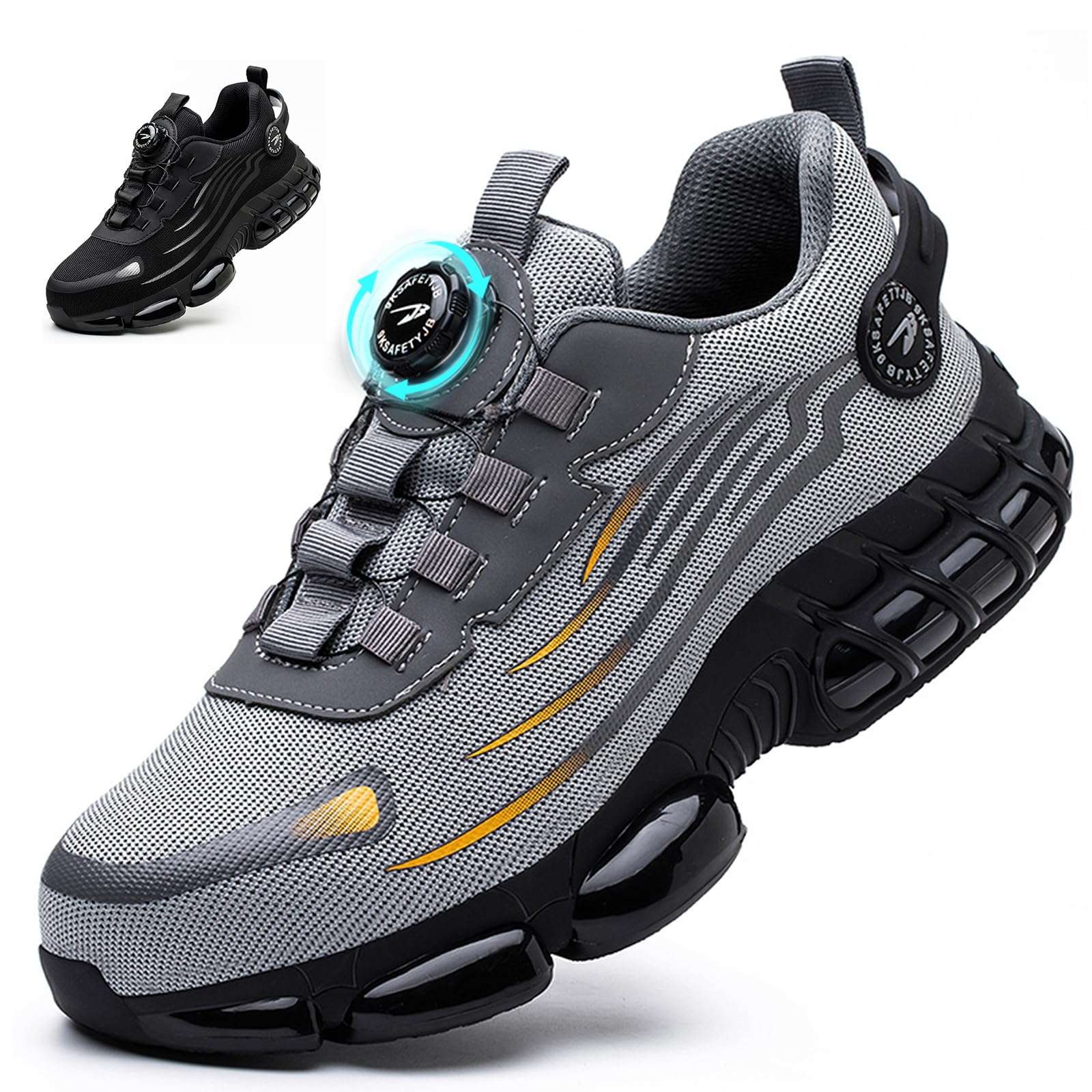 Zapato Seguridad Hombre Mujer Zapatos Seguridad Puntera de Acero Zapatillas Transpirable Calzado Transpirable Antideslizante Zapatillas Trabajo