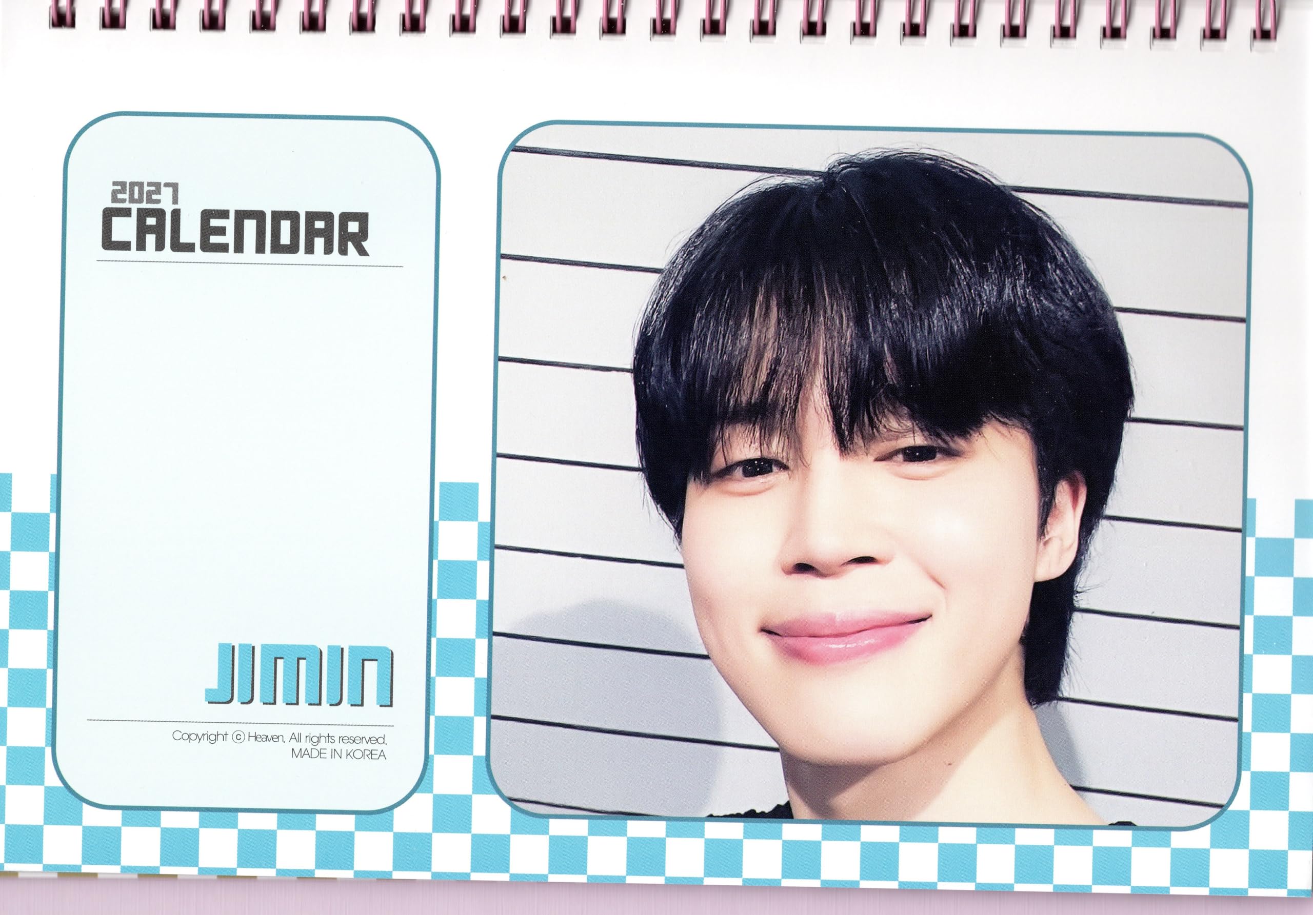 Amazon.co.jp: 防弾少年団 ジミン 卓上 カレンダー (写真集) 2026~2027