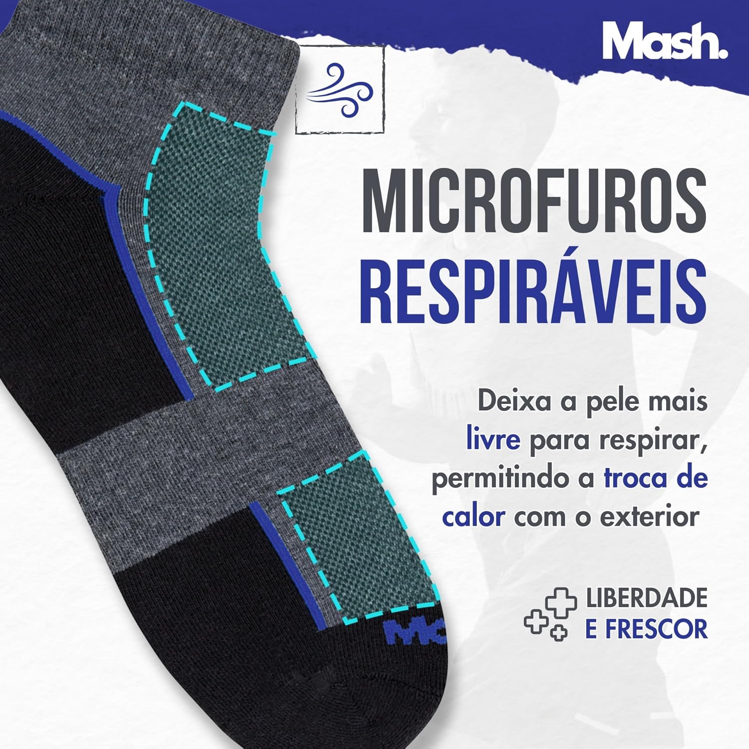 Kit 3 Pares Meia Sapatilha Mash Esportiva Alta Performance Masculino Adulto em promoção! Veja a oferta e mais achadinhos de Moda íntima 4 Hoje é o melhor dia para comprar Kit 3 Pares Meia Sapatilha Mash Esportiva Alta Performance Masculino Adulto com aquele preço maroto! Promoção! Aproveite a oferta! 4