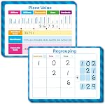8 Packs Small Whiteboards, Double Sided Dry Erase Blank Board, Writable and Erasable White Board for Office, Home, Classroom, Math, Drawing (Each Measures 12” x 9”)