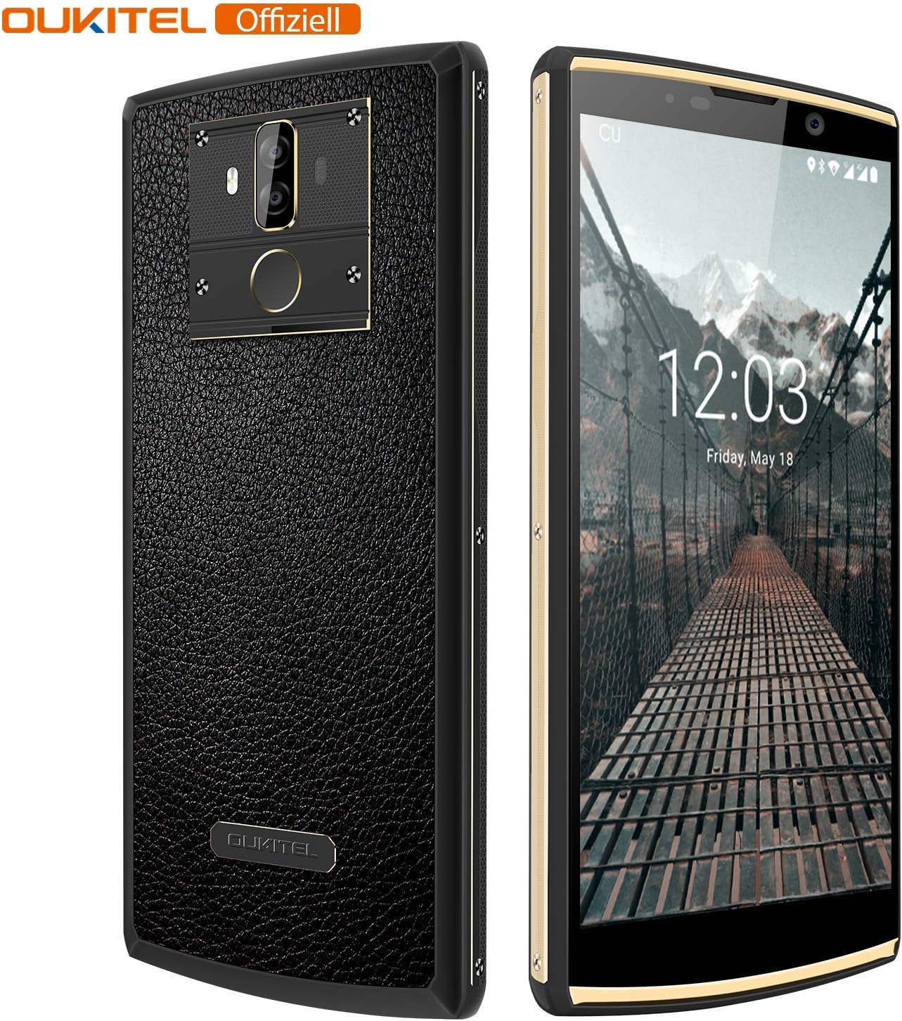 OUKITEL K7 10000mAh Big Battery 4G Dual Sim Free Mobile Phone,6.0 inch HD Display 4GB RAM 64GB ROM 13MP 5MP Dual Camera Android 8.1 Unlocked Smartphone