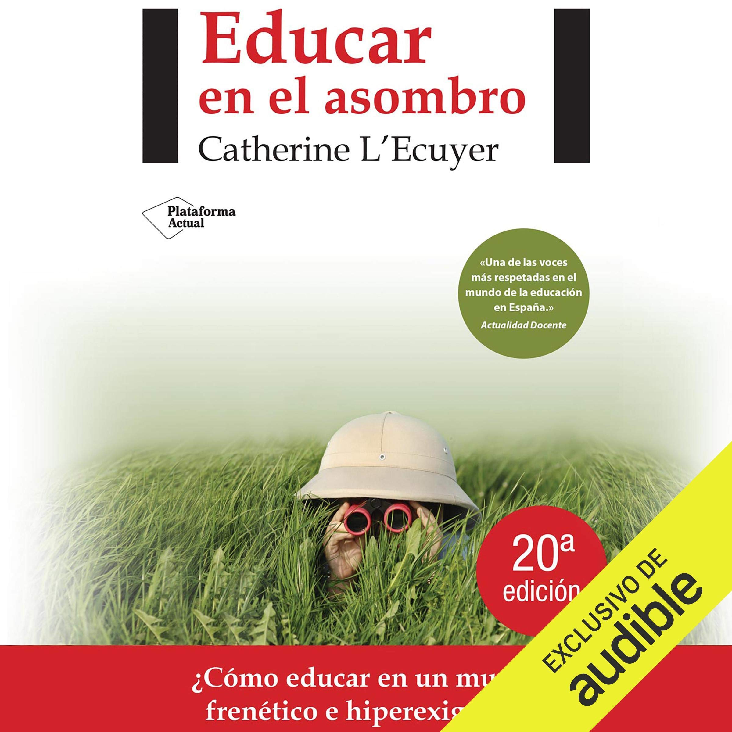 Cover art for Educar en el asombro [Educate in Amazement]