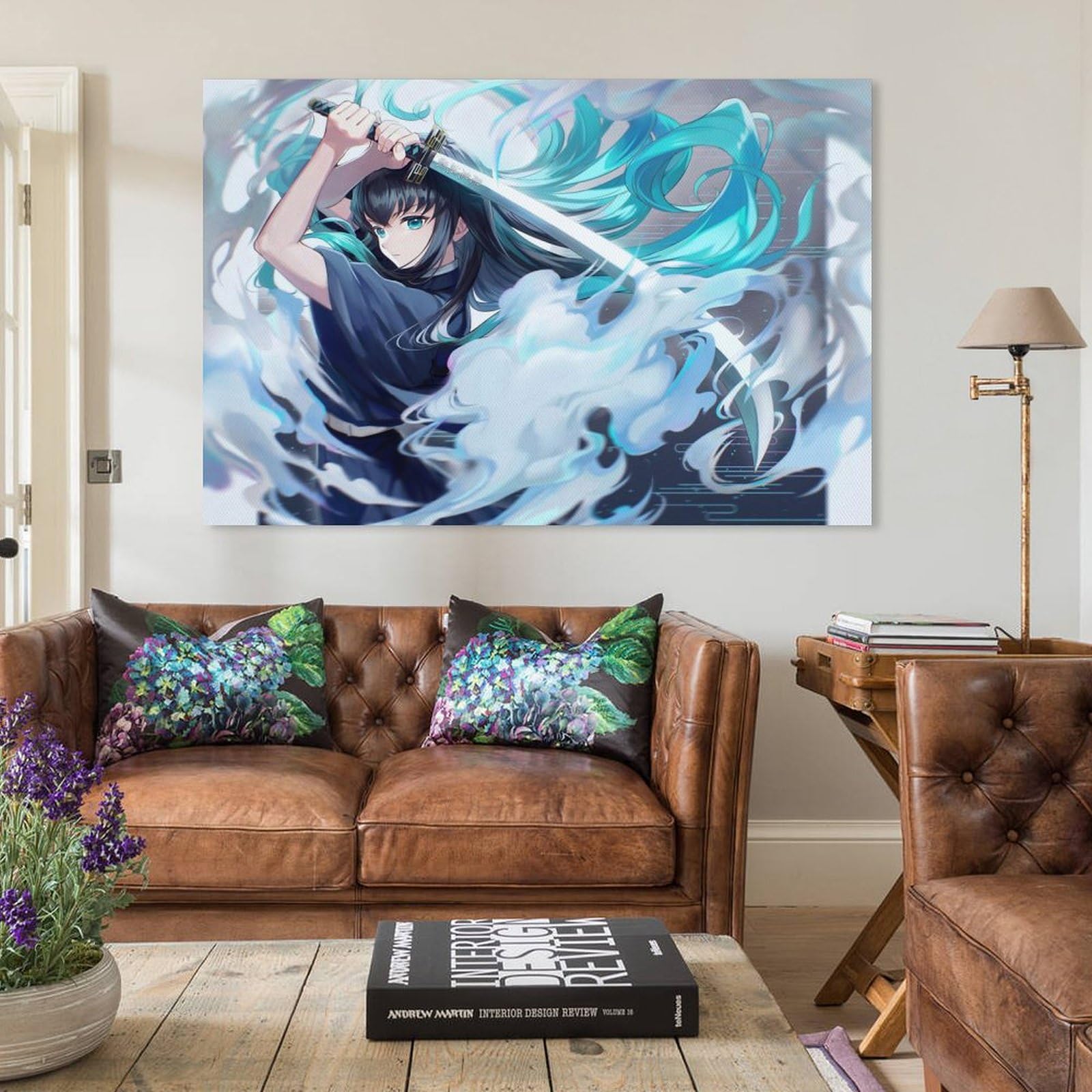Demon Slayer Muichiro Tokito Character Canvas Poster Decorative
