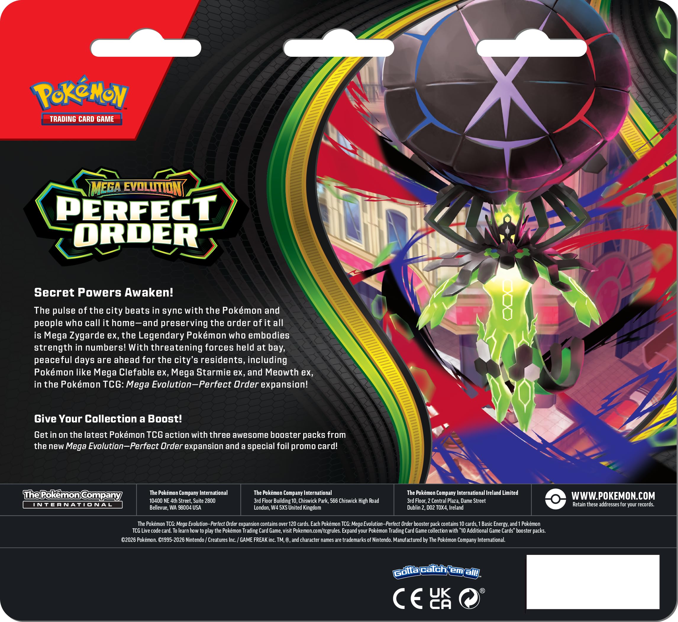 Amazon.com: Pokemon TCG: Mega Evolutions - Perfect Order 3 Pack