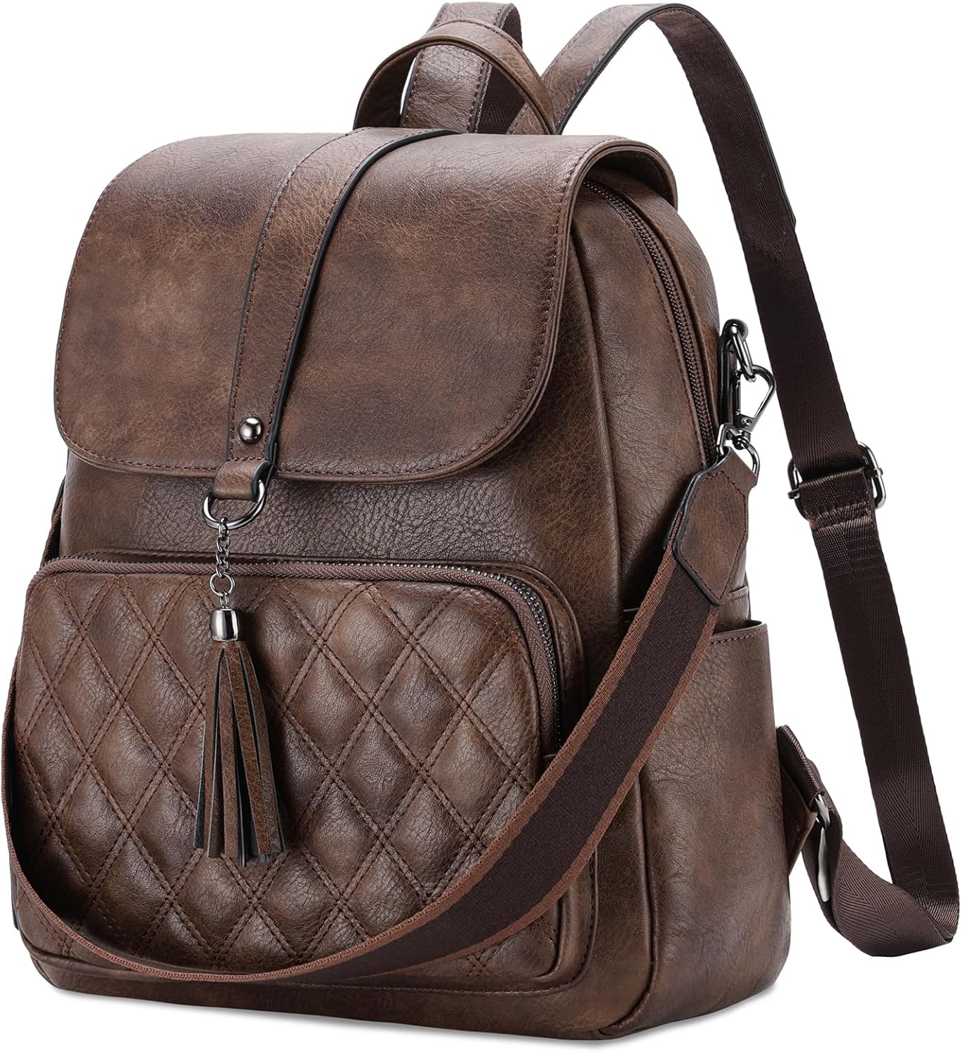 VX VONXURY Anti-Diefstal Rugzak Voor Vrouwen Mode PU Lederen VX VONXURY Anti-Diefstal Rugzak Voor Vrouwen Mode PU Lederen