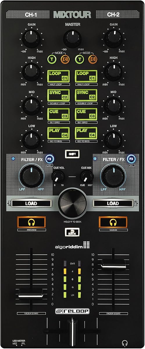 Interfaz Reloop AMS-MIXTOUR All-In-One Controller-Audio para