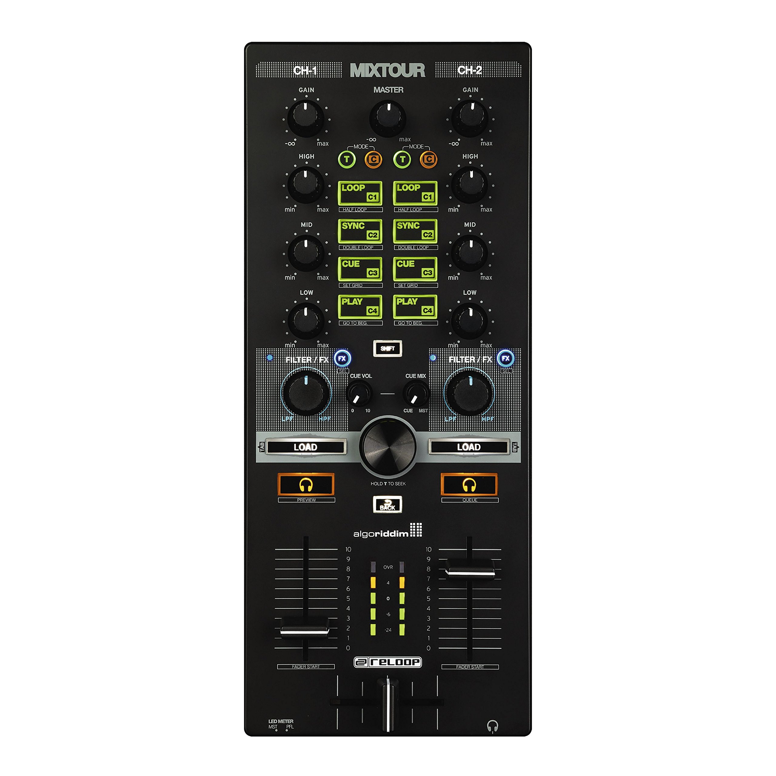 Reloop Mixtour DJコントローラー Reloop Mixtour Pro - Portable 4-Deck DJ Controller - buy