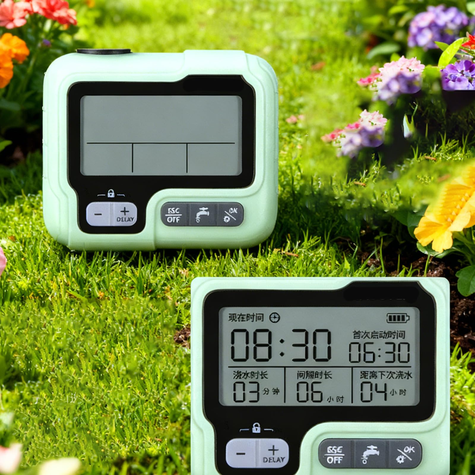 Minuterie d'arrosage automatique pour plantes pour jardin extérieur