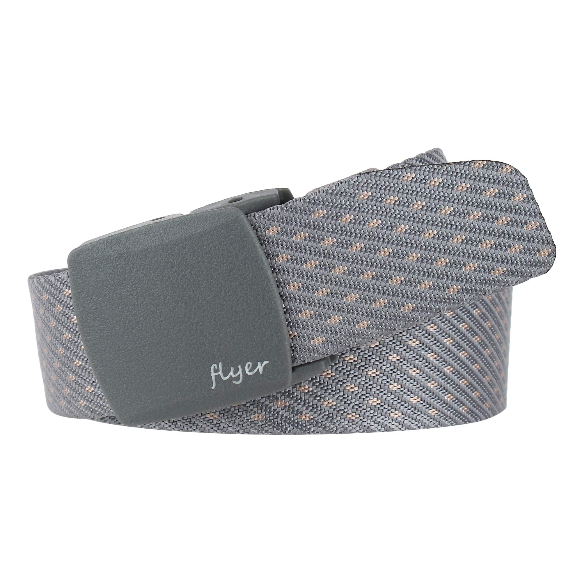 Flyer Men's Tactical canvas nylon Belt (Colour- Black/Brown/Grey/Beige) (Military/Army) Webbing belt with Plastic buckle (Free from Holes) (Free Size) (B2842)