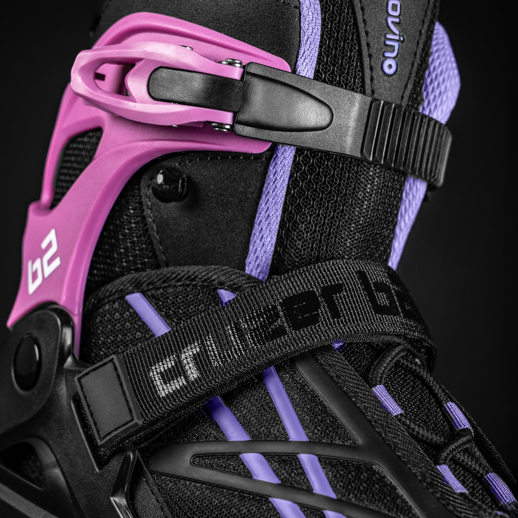 Movino Cruzer B3 Patins à roulettes réglables pour femme fille garçon et adulte avec grandes roues