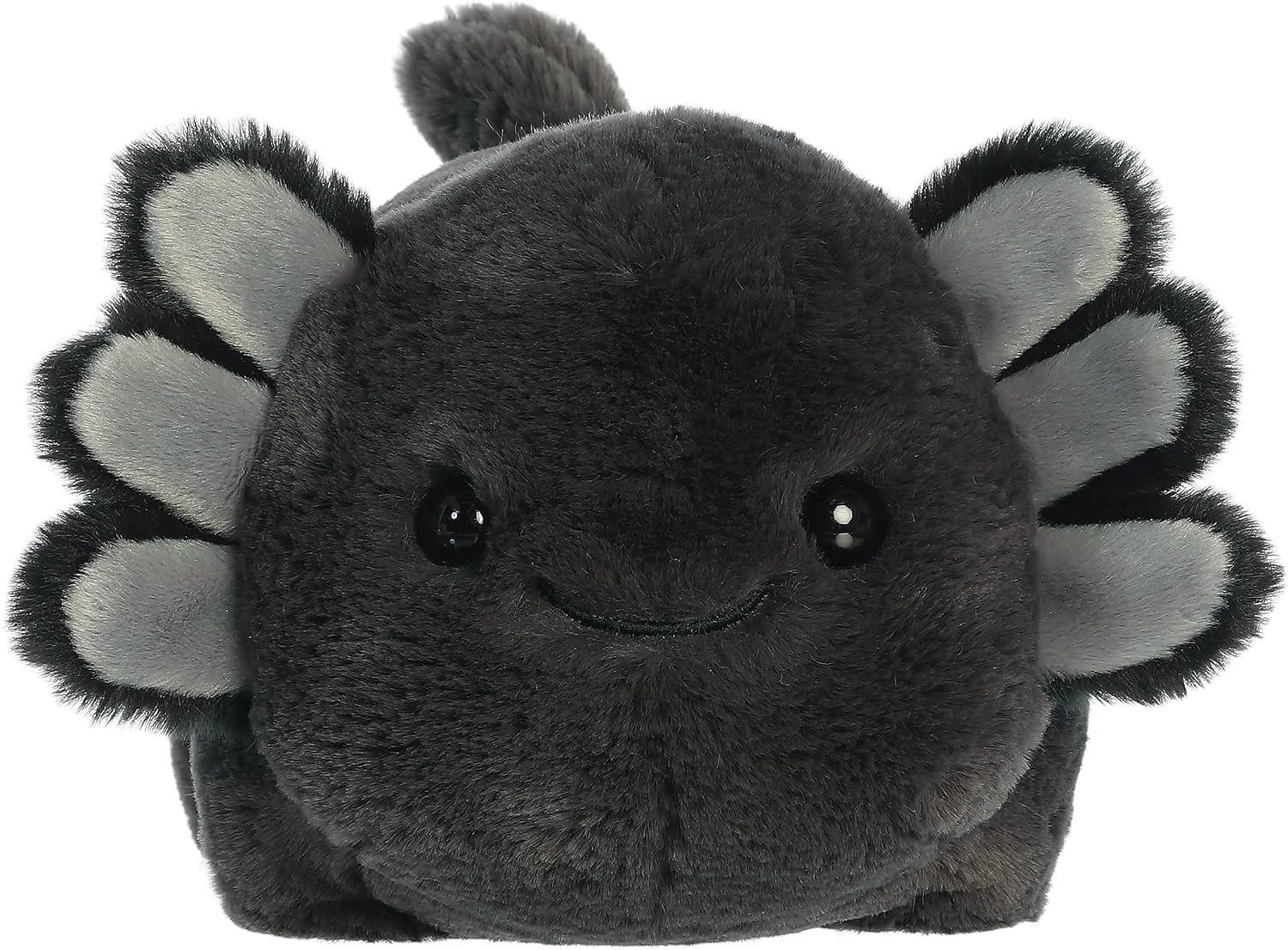 Aurora® Adorable Spudsters™ Stuffed Animal - Round Shape Makes for Comforting Cuddles - Perfect for Kids All Ages and Animal Loving Adults - Black 10 Inches