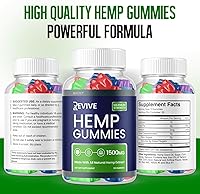 Vista 4 de Paquete de 2 gomitas Revive – Revive Hemp Gummies Mezcla de cáñamo de primera calidad, suplemento de extracto de cáñamo de fórmula avanzada Revive