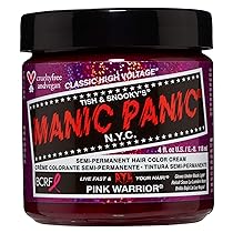 Manic Panic Pink Warrior – Cruelty-free, vegano e luminoso, 118 ml
