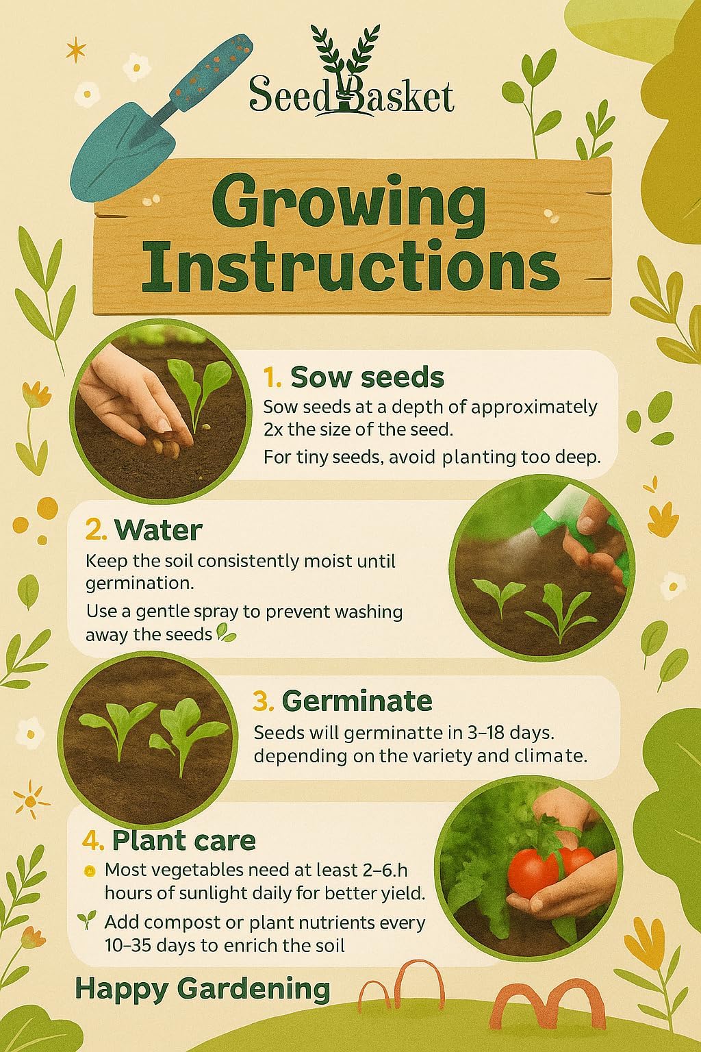 Amaranth Seeds - Grow Your Own Unique Greens -5
