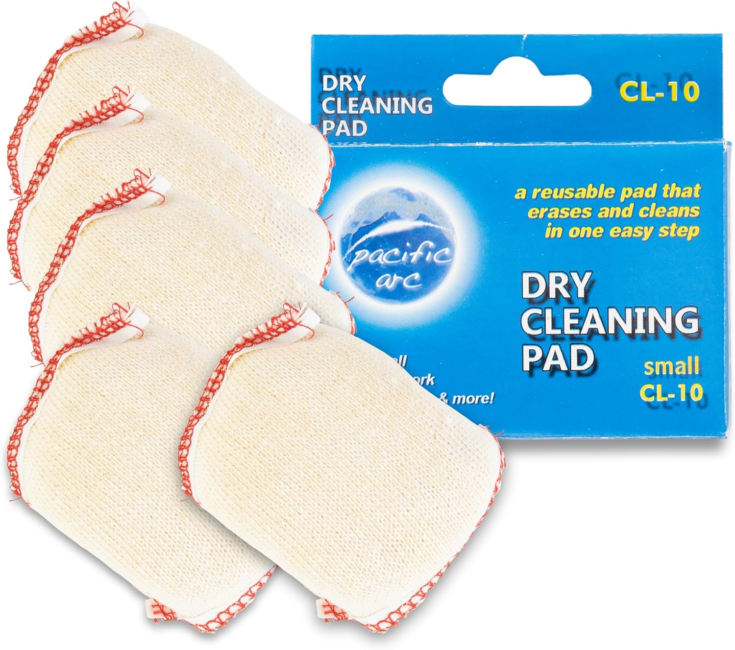 5 Pack | Pacific Arc Dry Cleaning Pads Small for Drafting, Art, Architecture, and Graphite