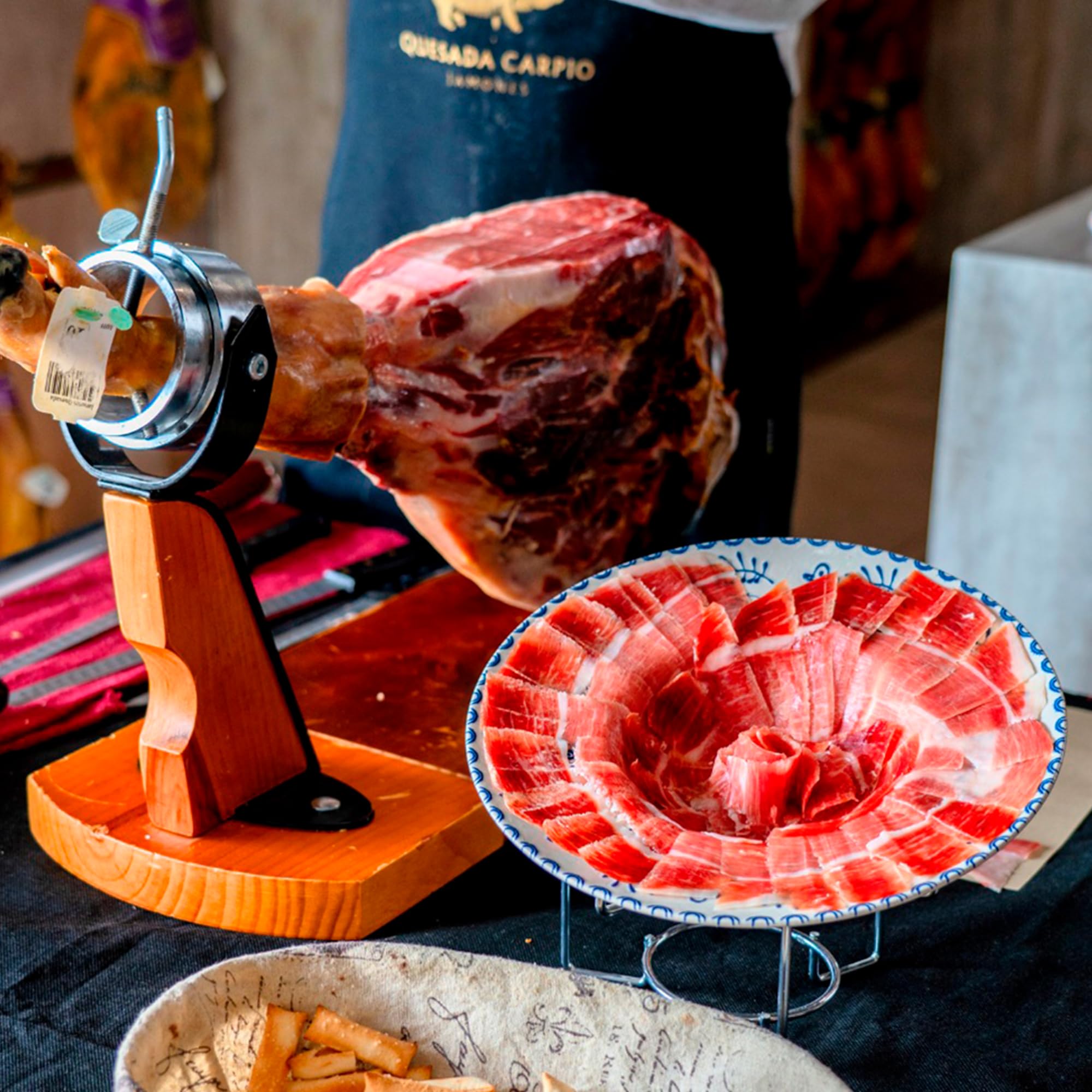 Jamón Duroc Gran Reserva Pieza Entera 8kg Quesada Carpio® | Curación Artesanal +18 Meses en Secadero | Sabor Gourmet Accesible | Ideal Regalos y Eventos