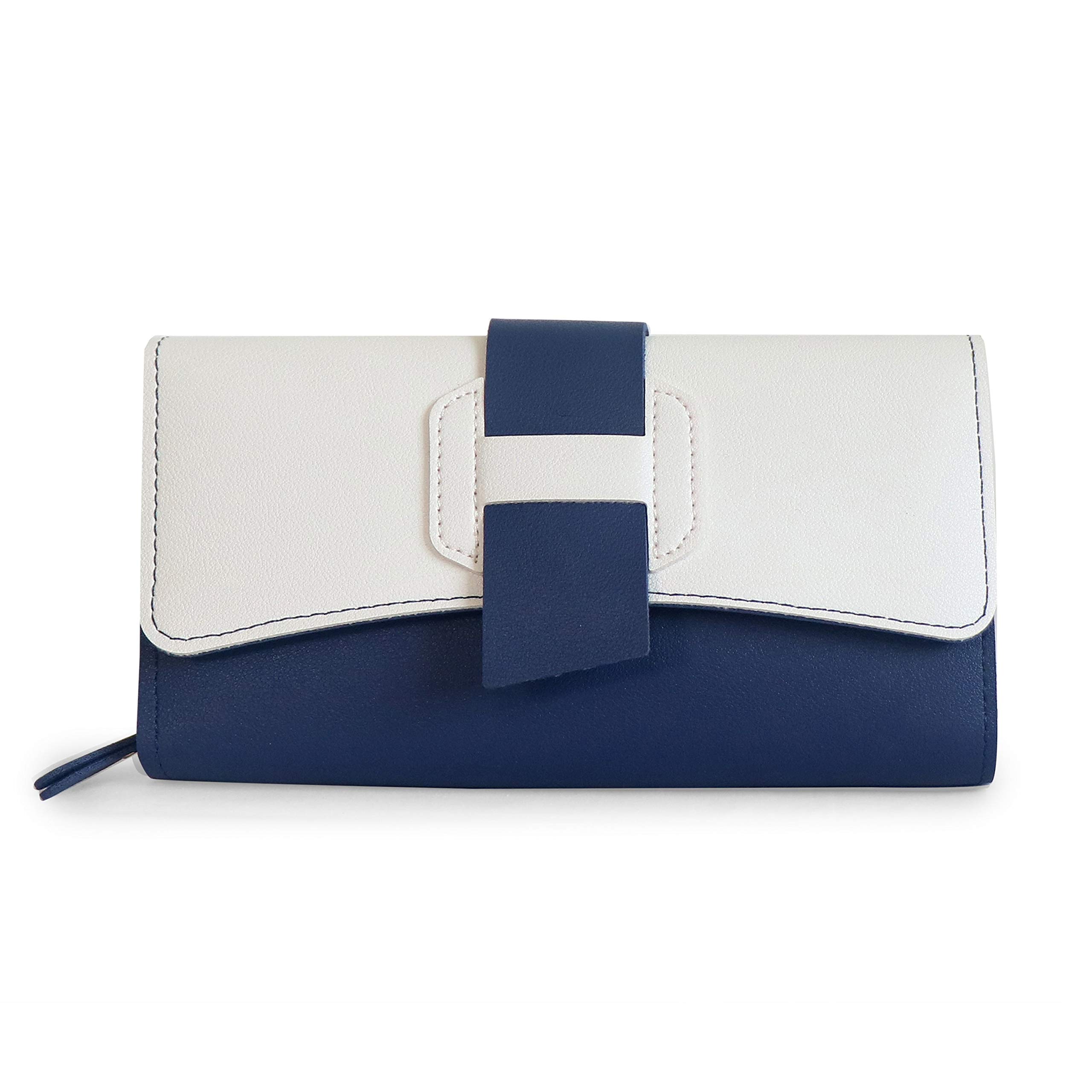 Blanche & Couleur bifold wallet for ladies (guilt-free women's handbag from Bellavio)