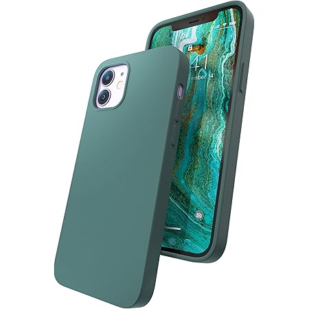 Amazon Co Jp Amazon限定ブランド Structure Iphone12 Mini ケース シリコン アイフォン12ミニ カバー ワイヤレス充電対応 シリコンケース 薄型 軽量 スマホケース グリーン Green 家電 カメラ