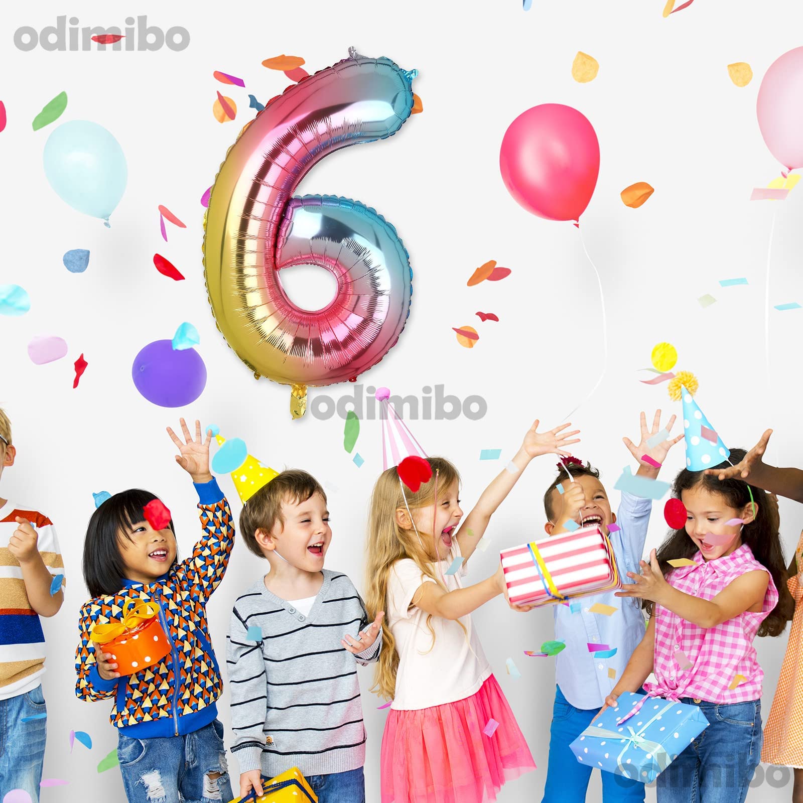 Palloncini grandi con numeri da 40 pollici, palloncini mylar grandi con
