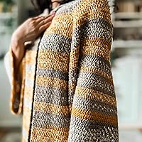 Vista 4 de Lion Brand Yarn Wool Ease Fair Isle, Yarn for Knitting, Thistle/Orchid, 1 Pack