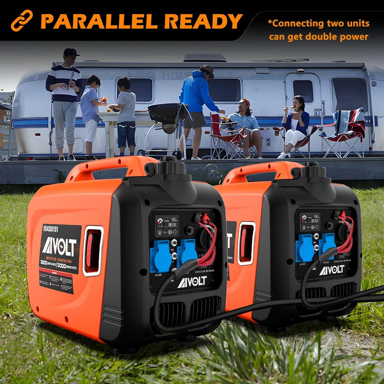 Two AIVOLT Inverter Generators in Parallel Operation