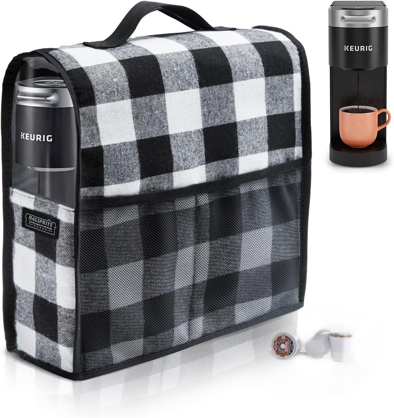 BAGSPRITE Coffee Maker Dust Cover Compatible with Keurig K