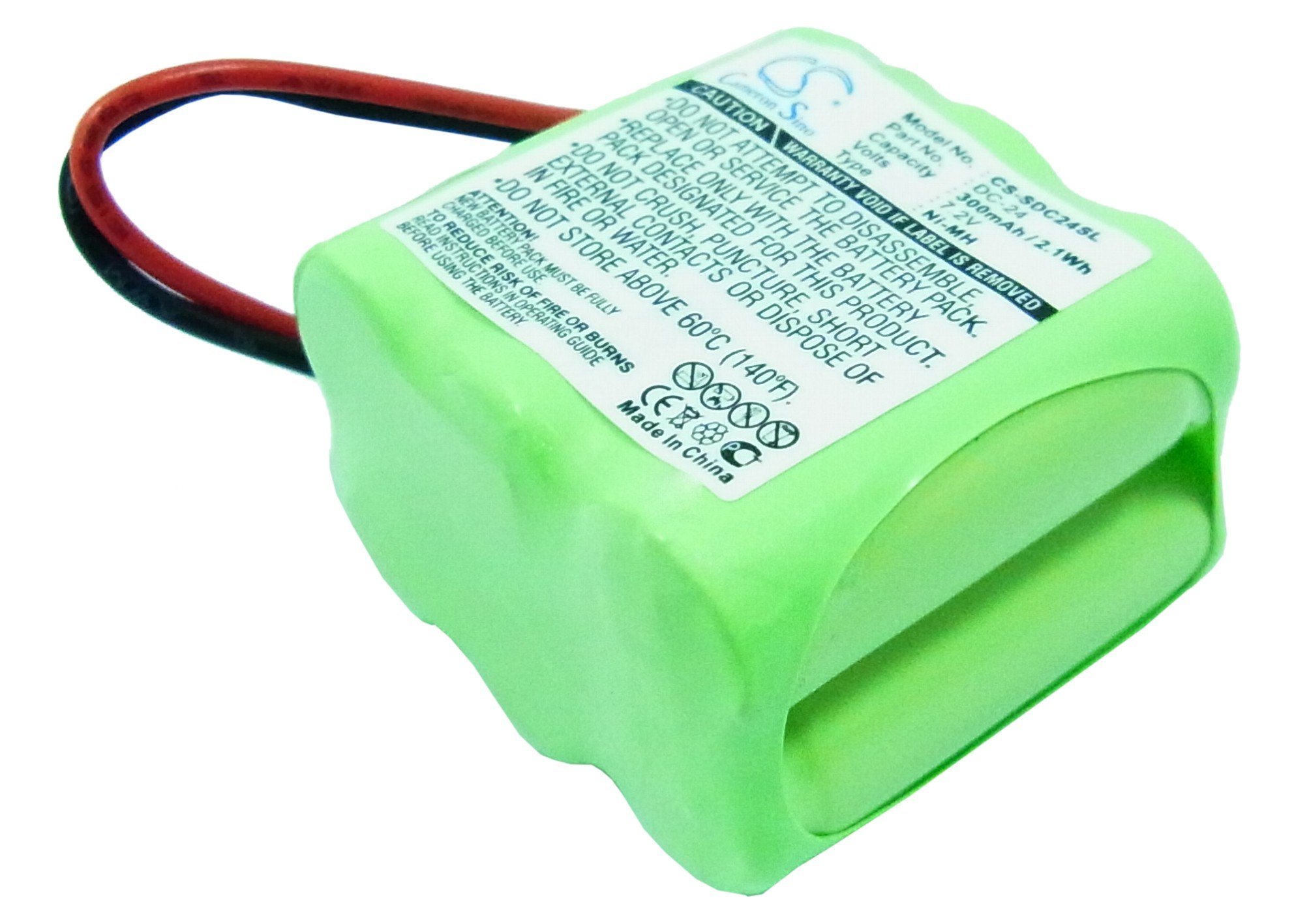 Battery for SportDog Tritronics 200LR Ni-MH 7.2V 300mAh - DC-24, MH330AAAK6HC, 650-060, BP00001061, BP1061