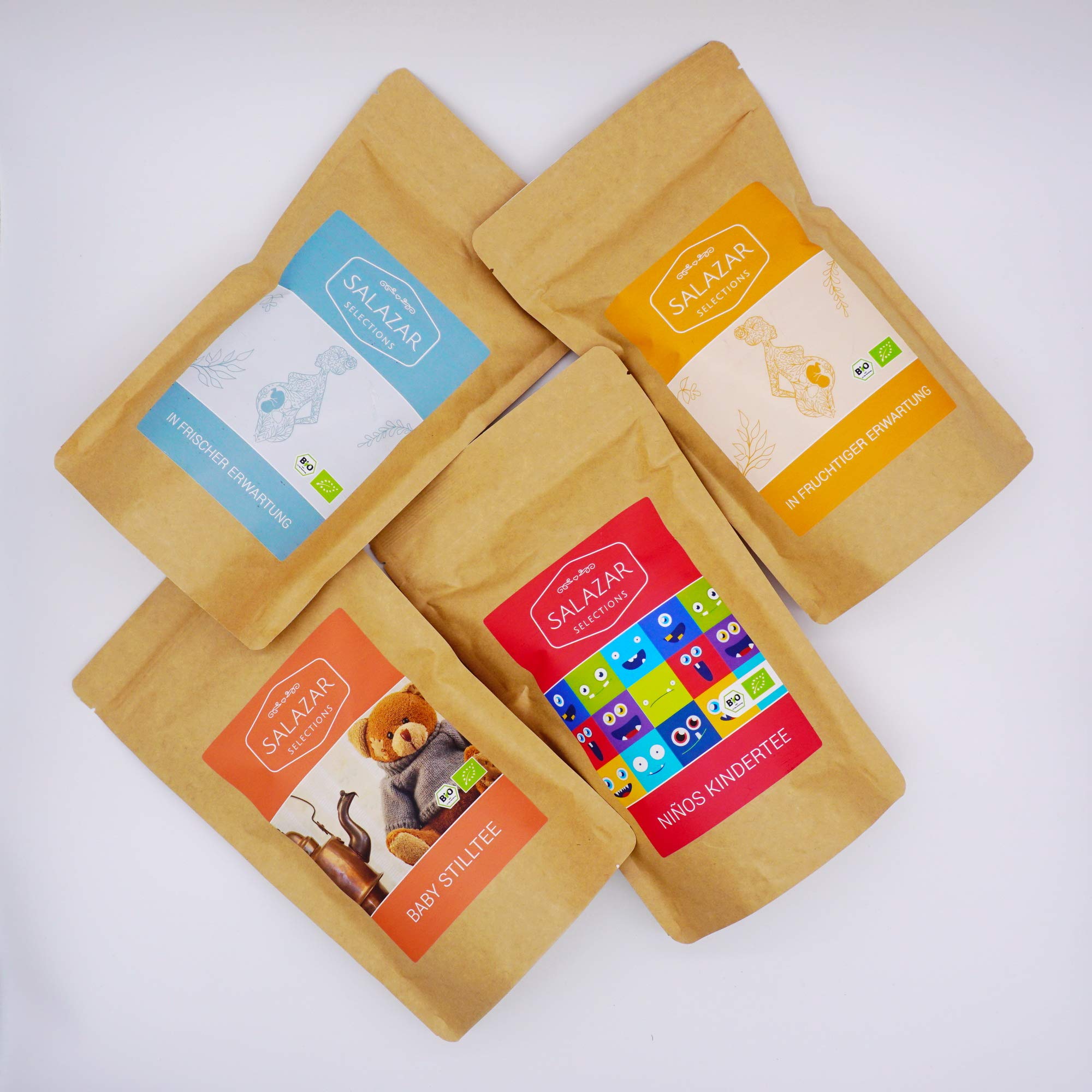 Salazar Ninos BIO Babytee 250g Aromapack | Kräutertee mit Fenchel für Babys und Kinder