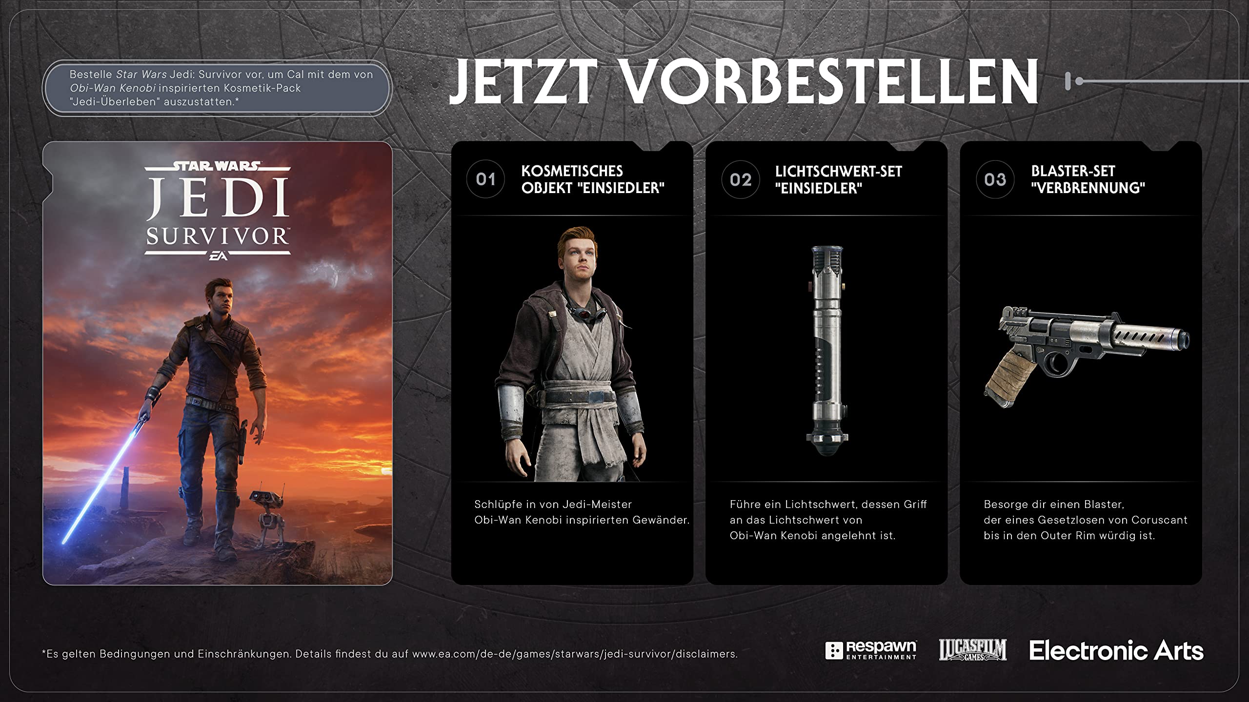 Electronic Arts Star Wars Jedi: Survivor Deluxe Edition| XBOX X | Gra wideo | Deutsch