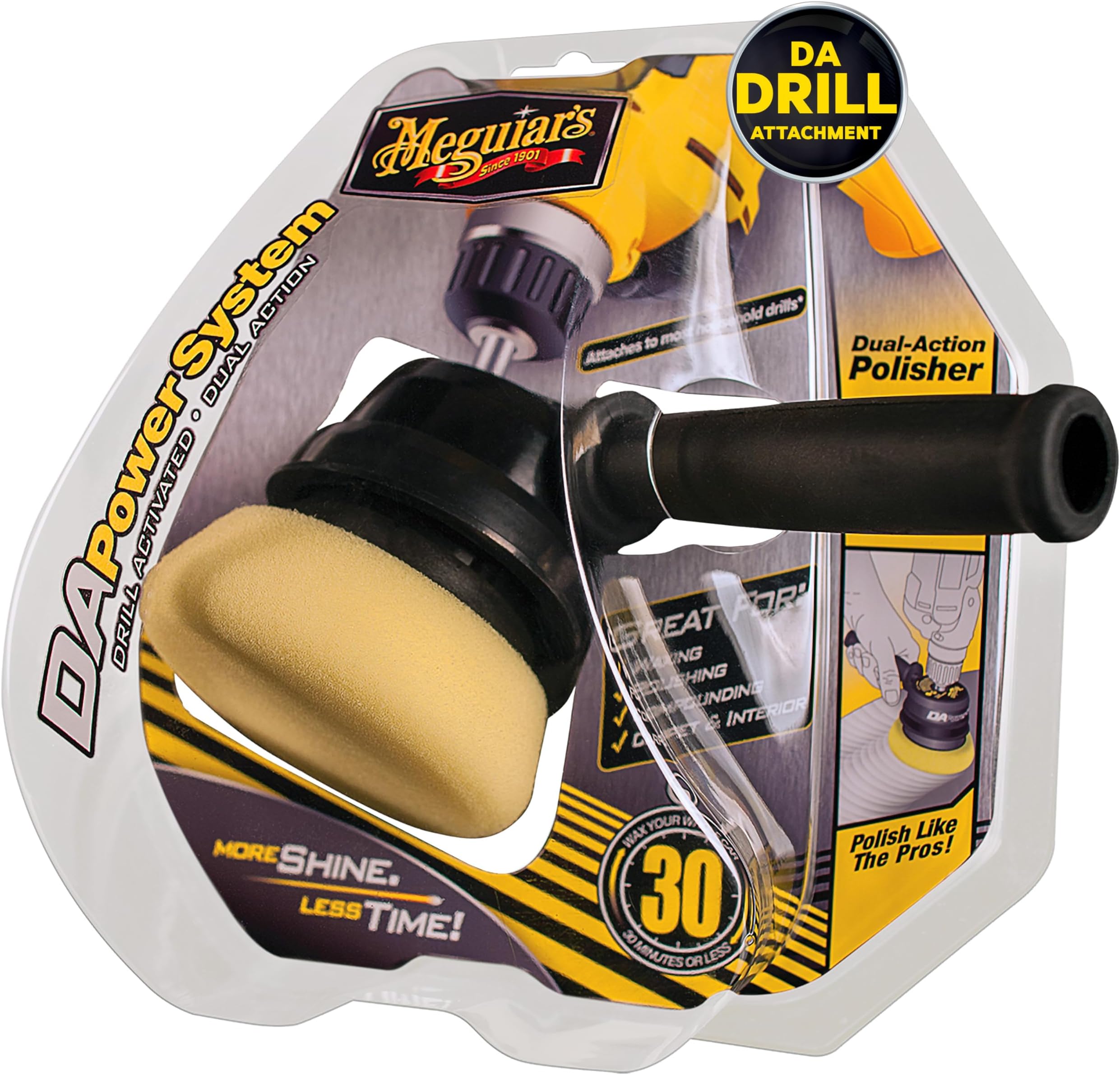 G3500 Dual Action Power System Tool, Boost Your Auto Care Arsenal with This Car Detailing Tool, Apply Product and Remove Imperfections, Conveniently Attaches to Most Standard Drills
