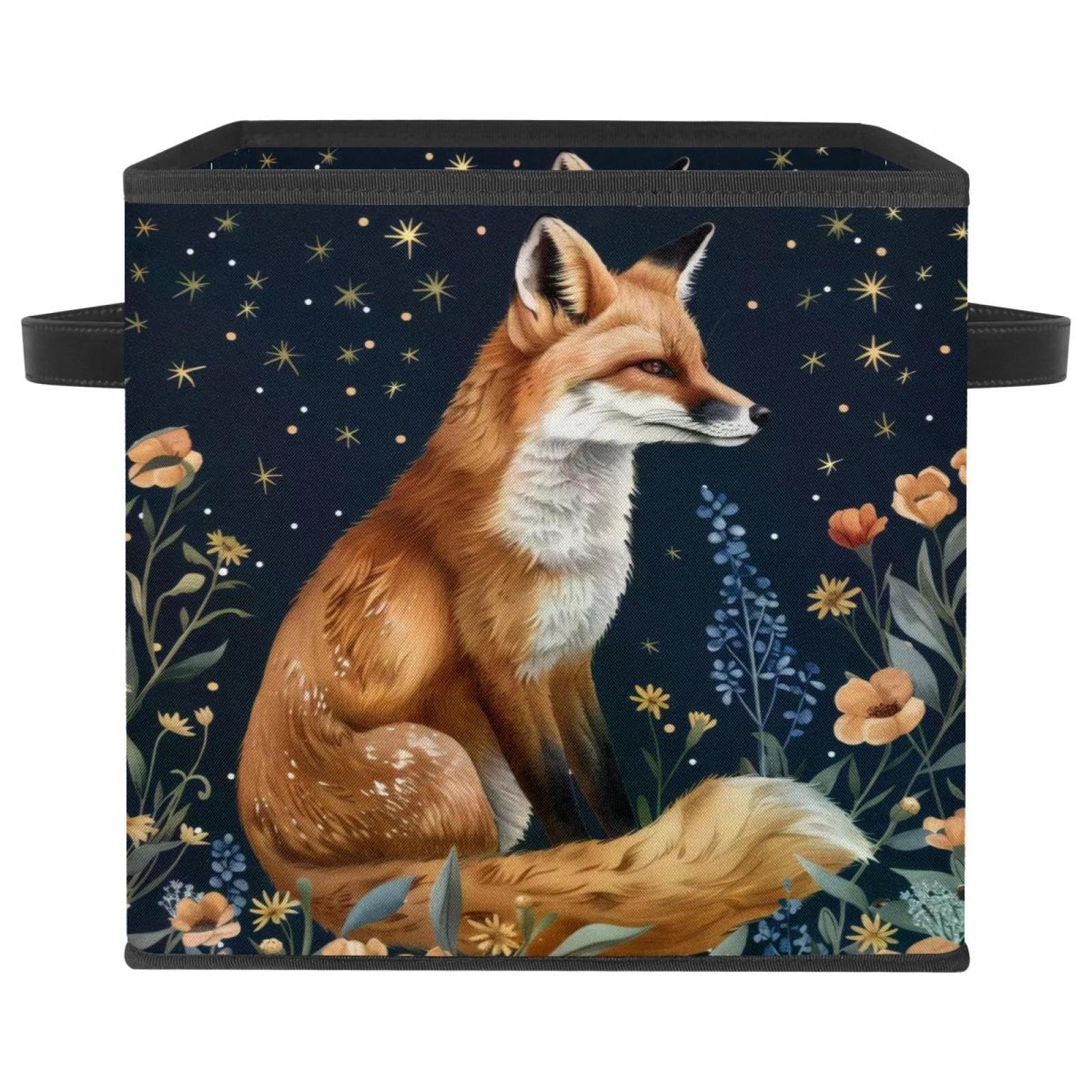 Grand cube de rangement avec double poignées pour organiser le linge facilement