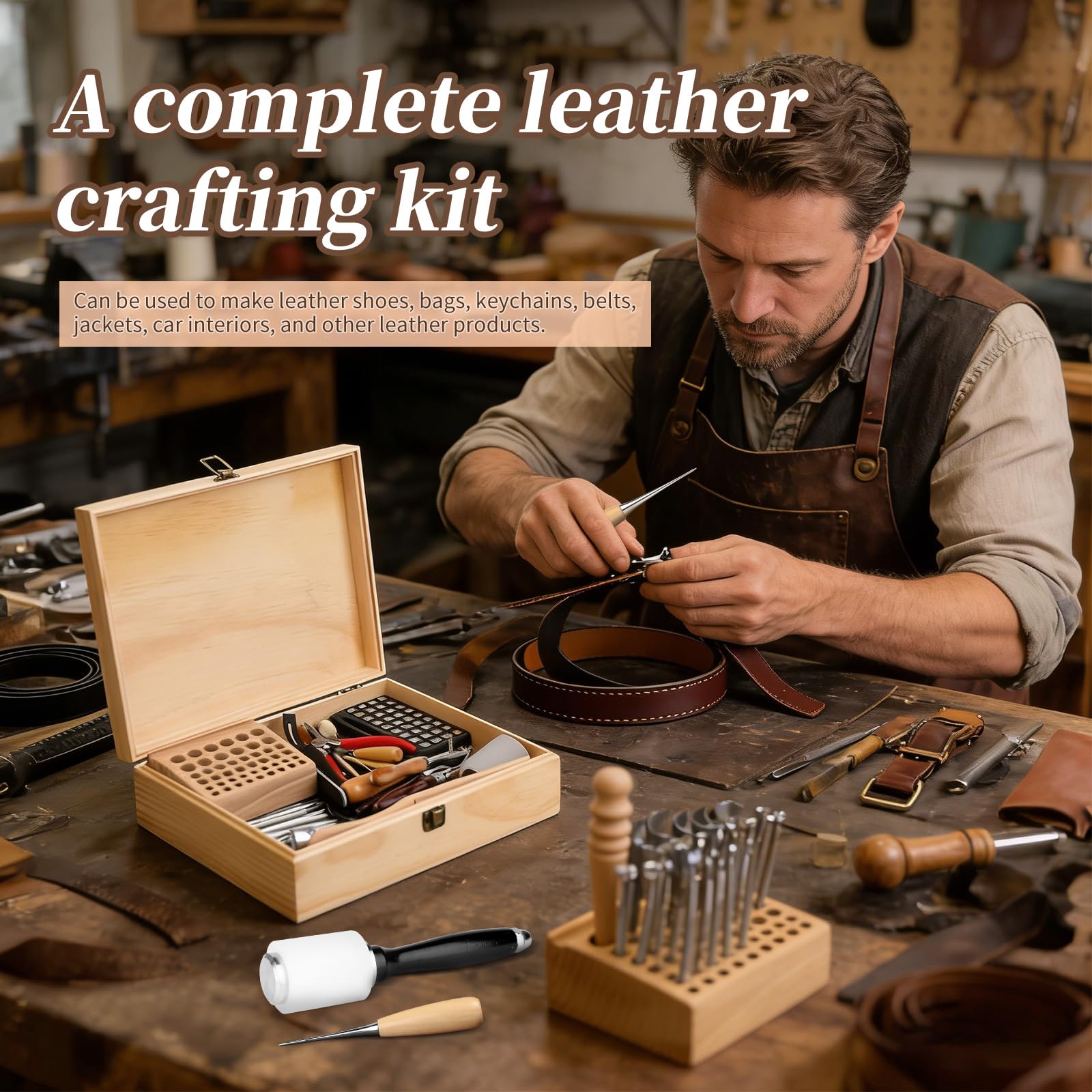 Amazon.com: 424 Pcs Leather Working Tools Leather Tools Leathers